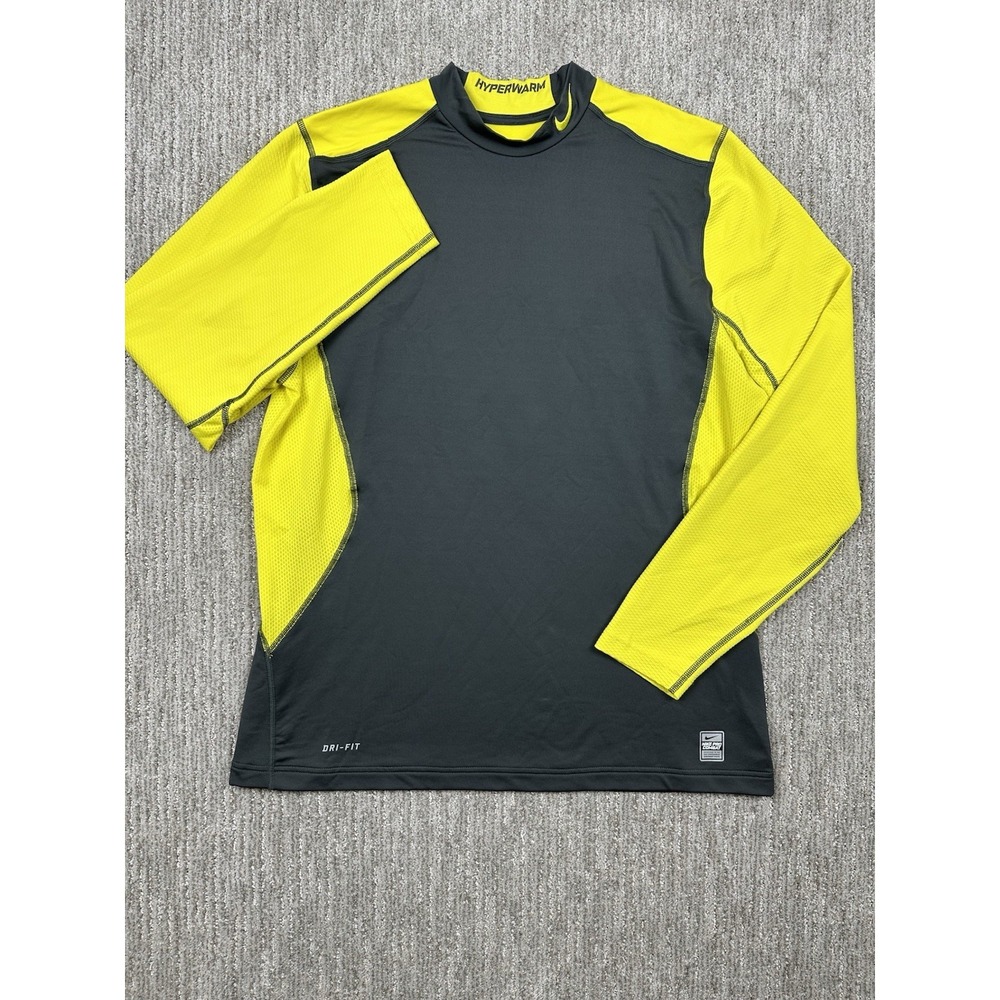 Nike Pro Combat Hyperwarm‎ Dri-FIT Men's XL Long Sleeve Fitted Shirt Base Layer
